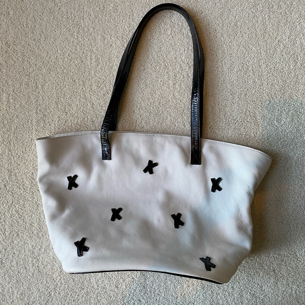 Authentic Paloma Picasso Leather Tote Bag